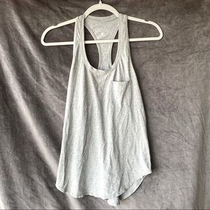 Lululemon Racerback Single Pocket Tank in Gray 🌵4